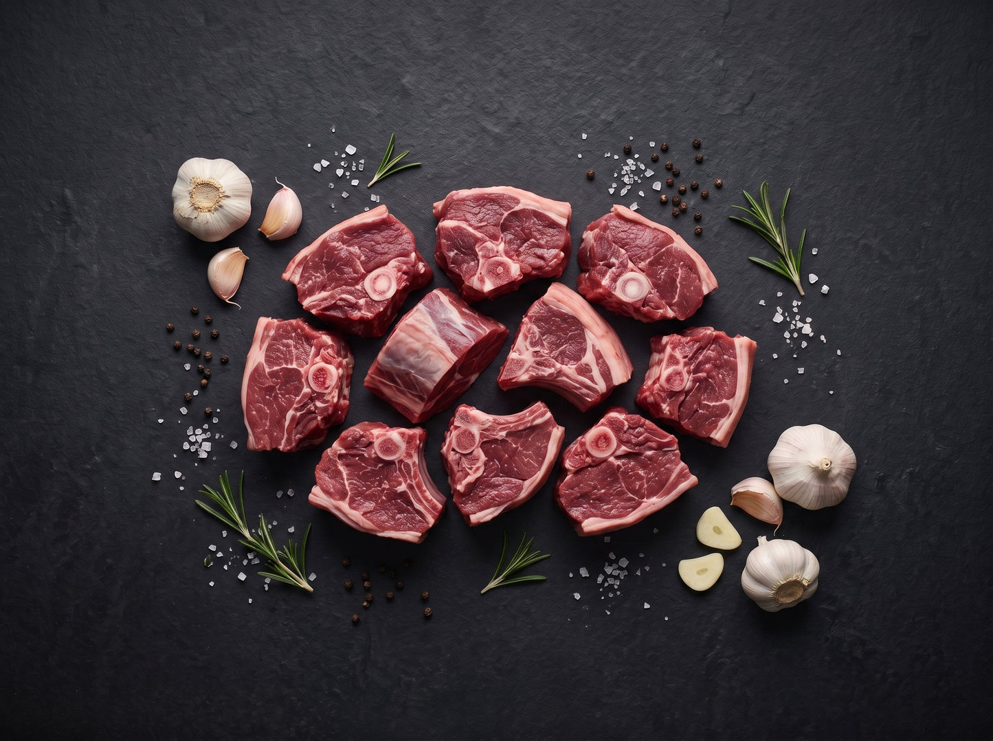 Lamb Leg Diced (Bone-in)
