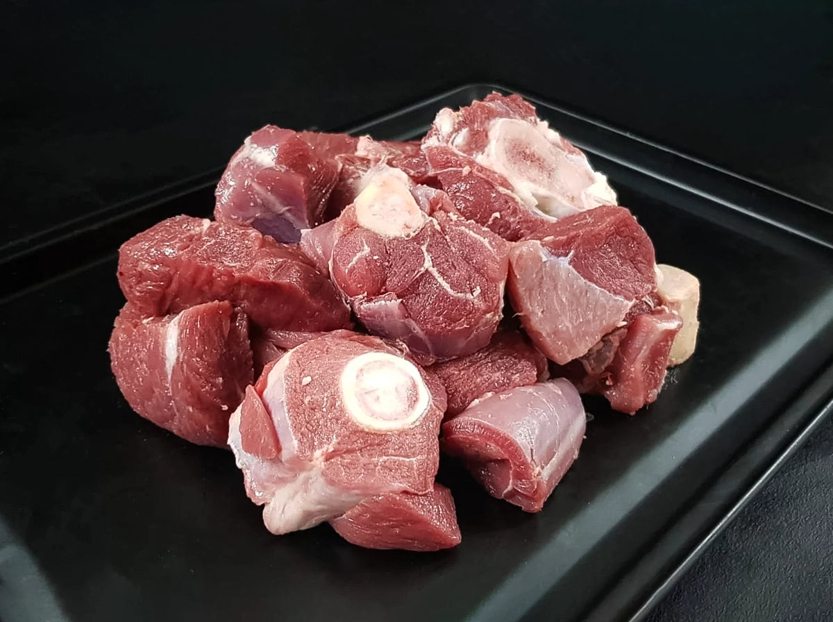 Lamb Leg Diced (Bone-in)